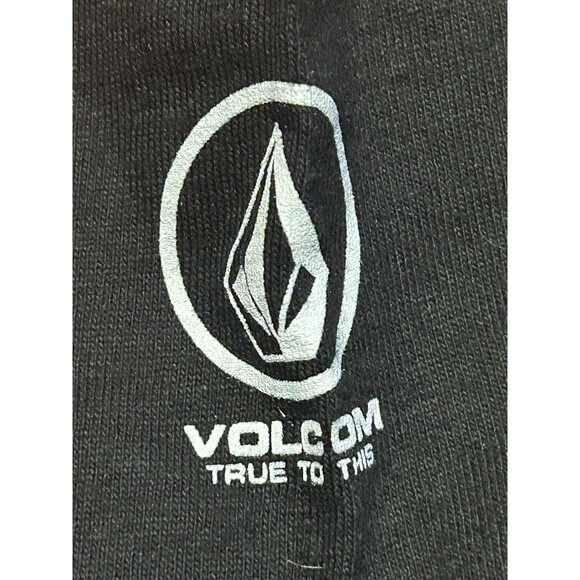 Volcom XS Black Graphic T-Shirt NWT “Want It Buy It Forget It” Streetwear Tee - Picture 3 of 4
